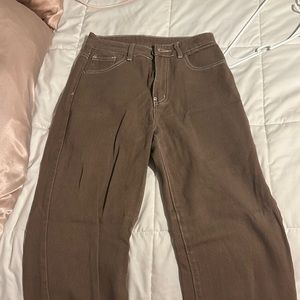 shein brown jeans
